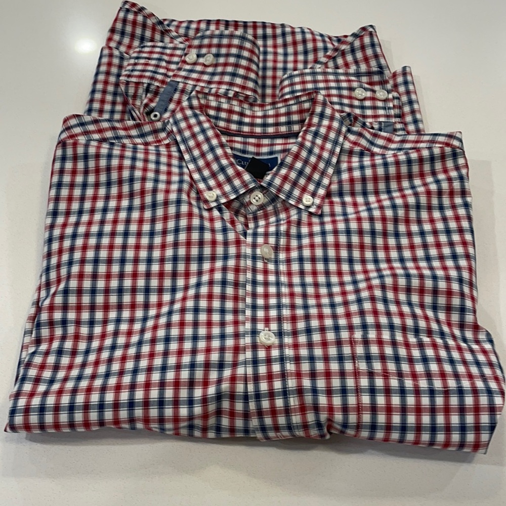 Club Room checked Button down Oxford Large